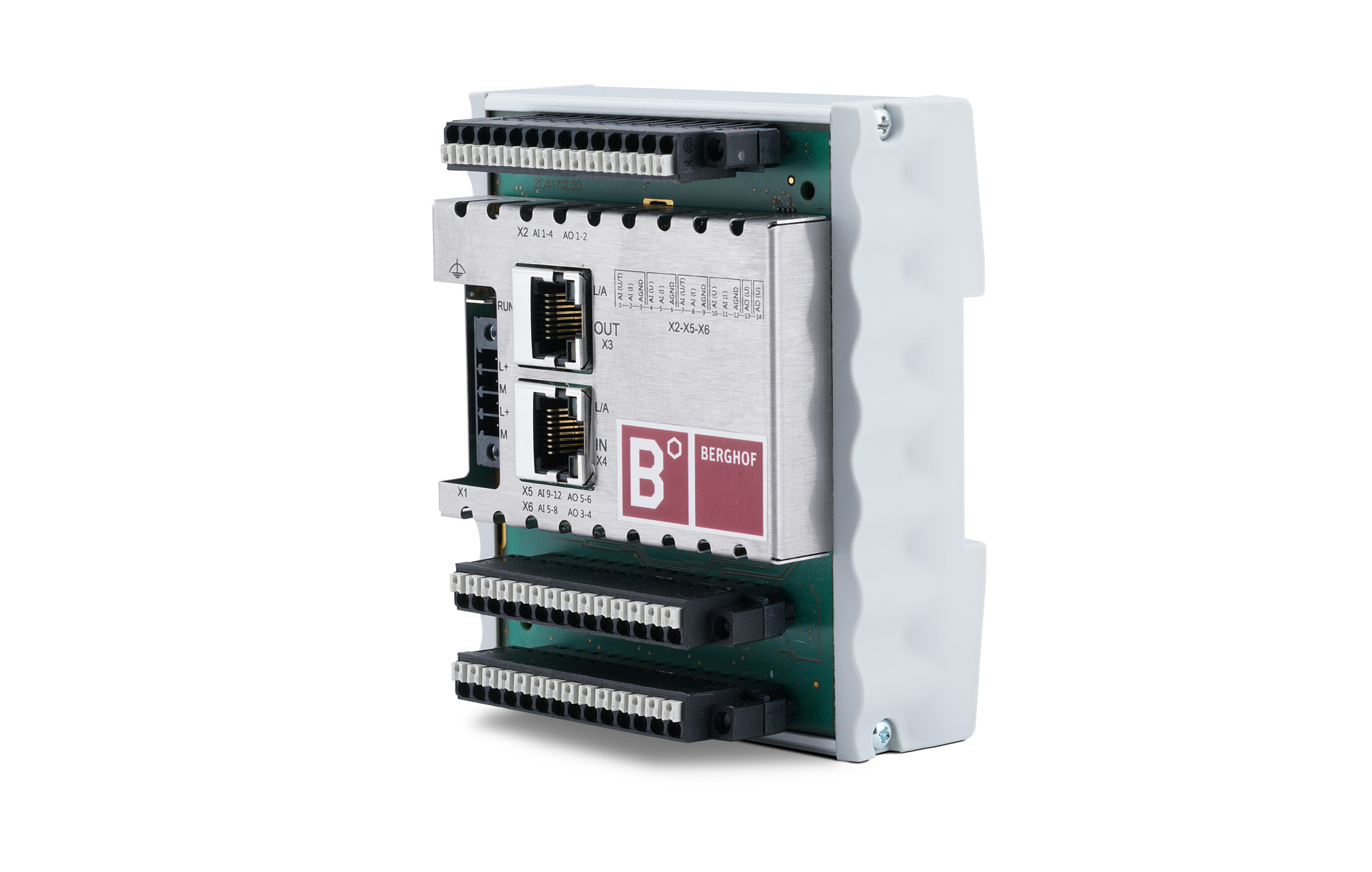 Berghof - CC-DIO & CC-AIO Remote EtherCAT Digital I/O Extension - Integrated Bus Coupler